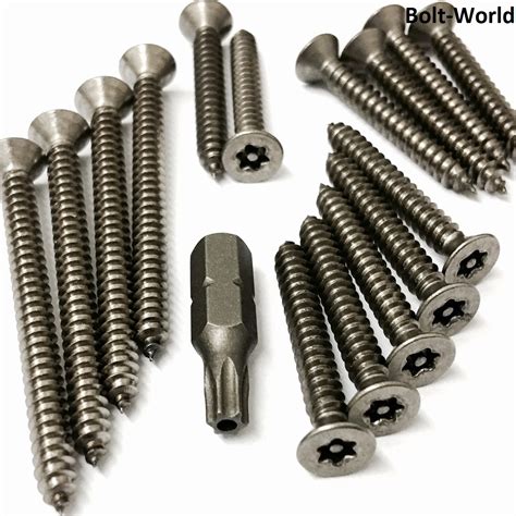 stainless steel security screws